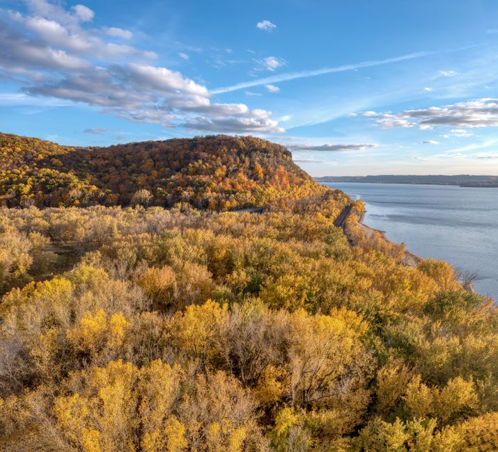 Mississippi River bluff country near Dubuque, Iowa